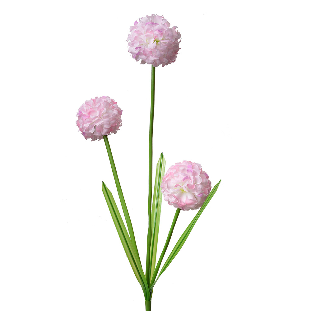 [5PL0132P] Rami Artificiali Decorativi con fiori Rosa Verde 12x8x84 cm
