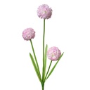 Deko Ast mit Blumen Rosa Grün 12x8x84 cm