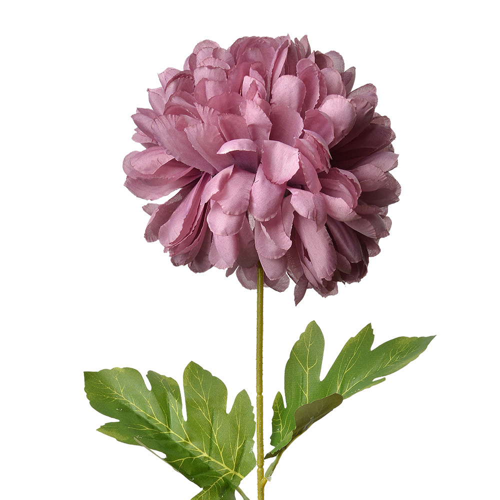 [5PL0133PA] Fiori Finti Viola Verde 15x15x80 cm