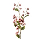 Deko Ast mit Blumen Orange Grün 25x6x107 cm