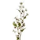 Branche de décoration avec fleurs Blanc Vert 25x6x107 cm