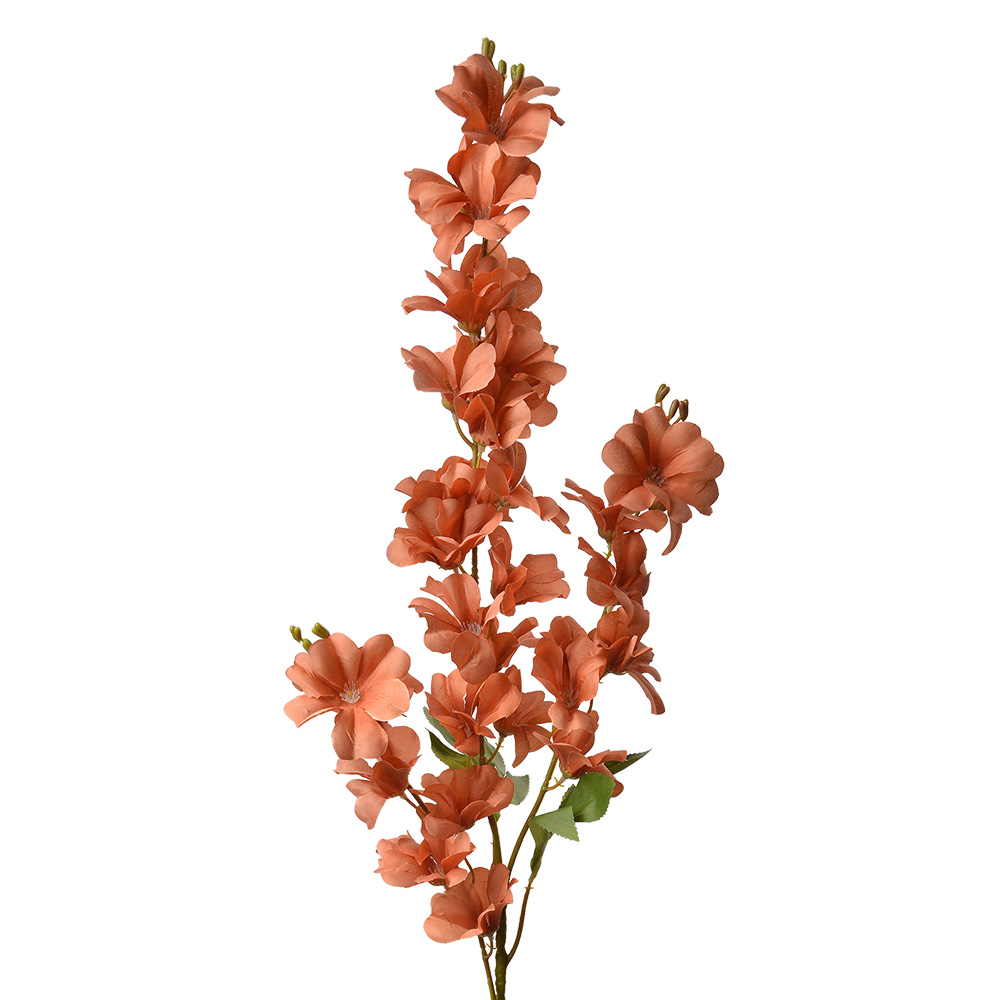 [5PL0135O] Decoratie tak met bloemen 16x12x100 cm