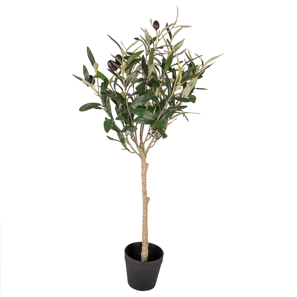 Decoratie olijf boom 15x15x70 cm