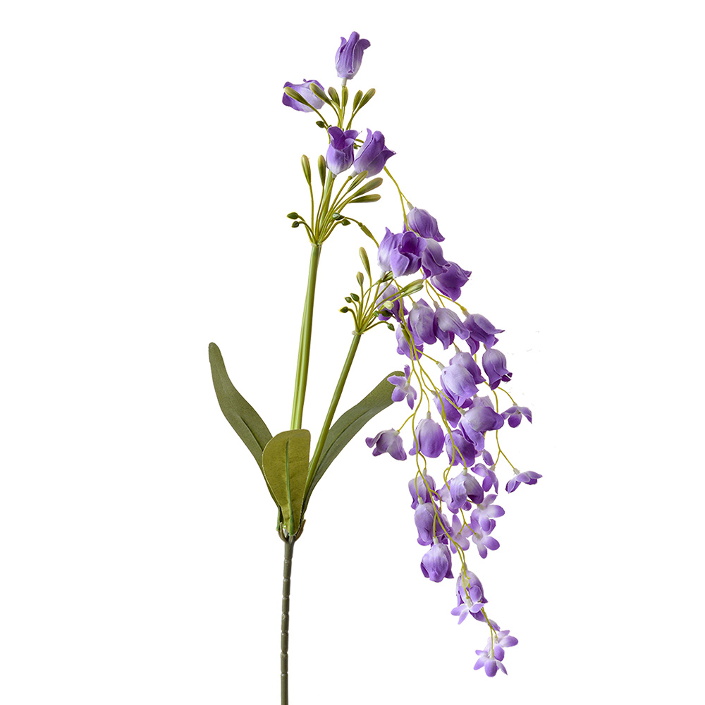 Decoratie tak met bloemen 15x6x80 cm