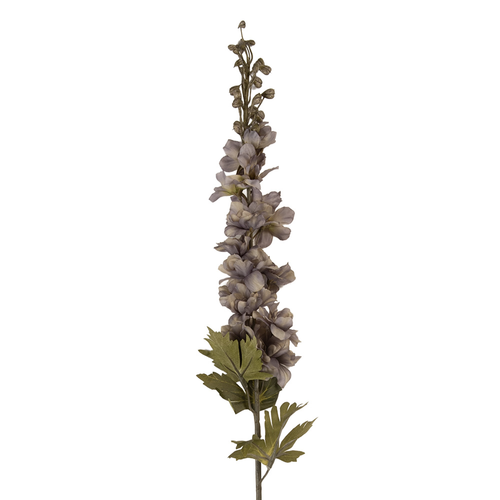 [5PL0163BL] Branche de décoration avec fleurs Bleu Vert 6x6x77 cm