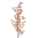 Deko Ast mit Blumen Beige Grün 6x6x110 cm