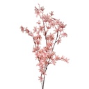 Rami Artificiali Decorativi con fiori Rosa Verde 6x6x110 cm