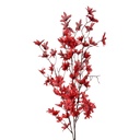 Decorative Artificial Branch with flowers Red Green 6x6x110 cm