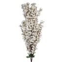 Decorative Artificial Branch with flowers Beige Green 15x10x100 cm