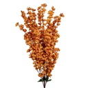Deko Ast mit Blumen Orange Grün 15x10x100 cm