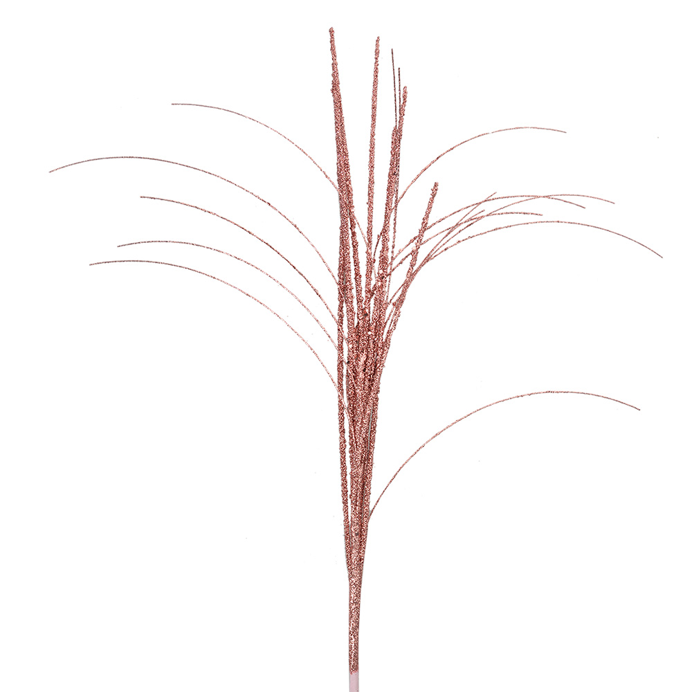 [5PL0173] Decorative Artificial Branch Pink 25x3x76 cm