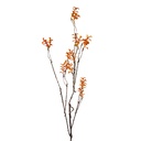 Decorative Artificial Branch Orange Brown 18x5x110 cm