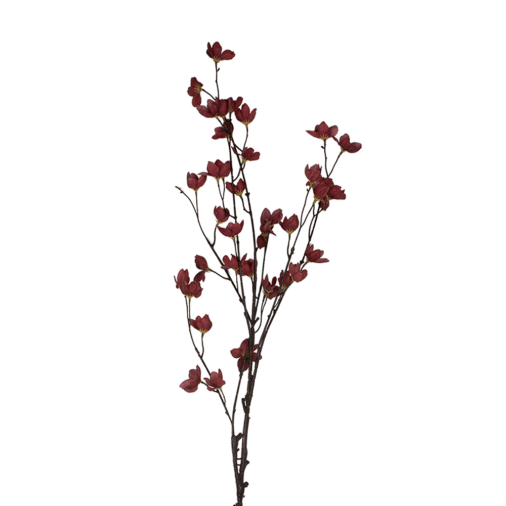 [5PL0202PA] Fiori Finti Viola Marron 8x8x110 cm