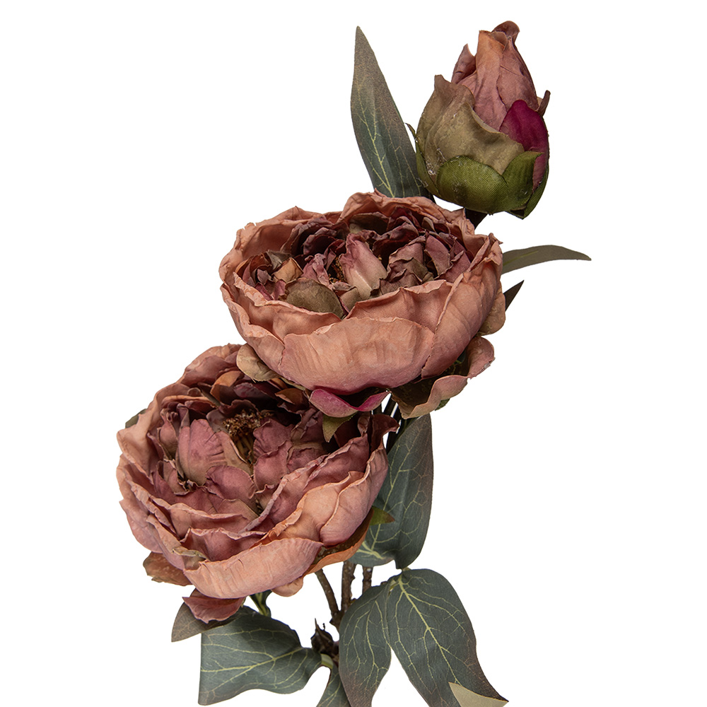 Decoratie tak met bloemen 16x16x72 cm