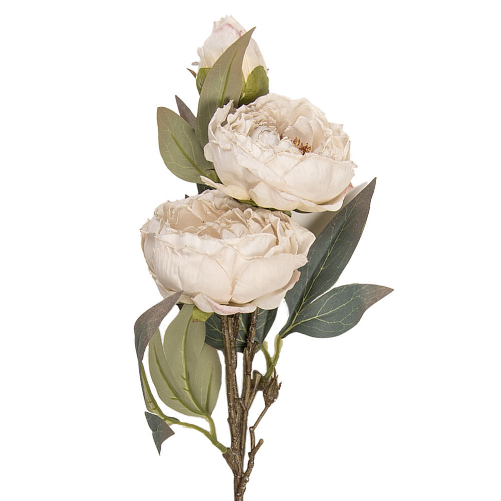 Decoratie tak met bloemen 16x16x72 cm