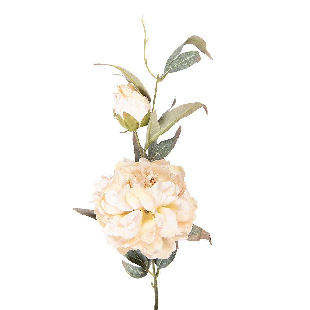Decoratie tak met bloemen 14x14x78 cm