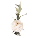 Branche de décoration avec fleurs Blanc Vert 14x14x78 cm