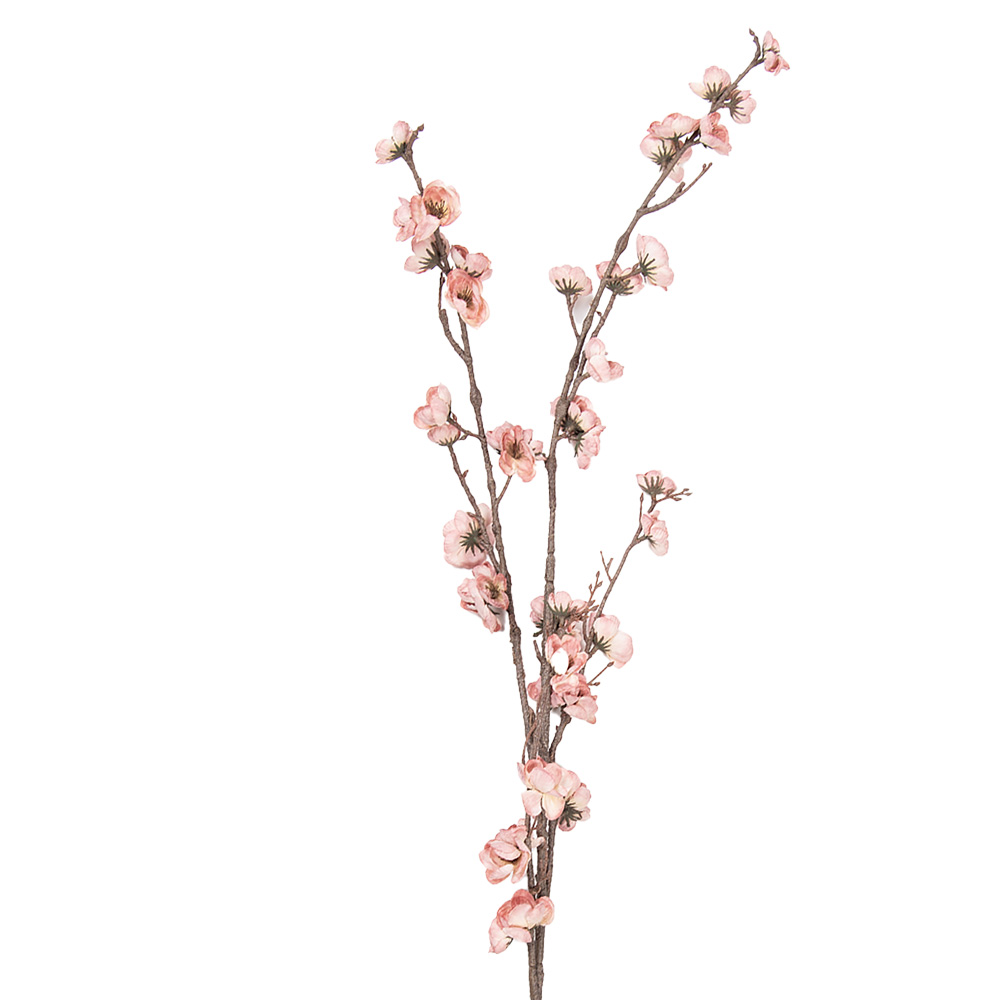 Decoratie tak met bloemen 8x15x120 cm