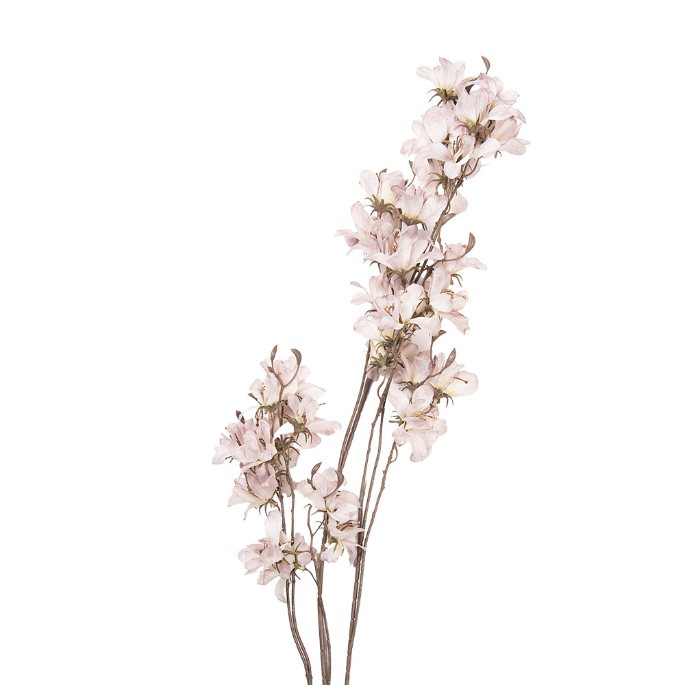 [5PL0263W] Decoratie tak met bloemen 14x16x120 cm