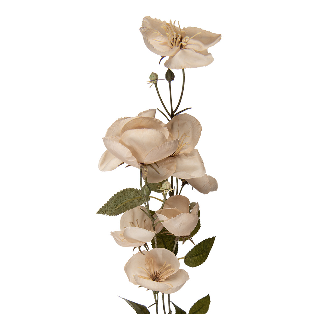 [5PL0268W] Decoratie tak met bloemen 10x14x80 cm