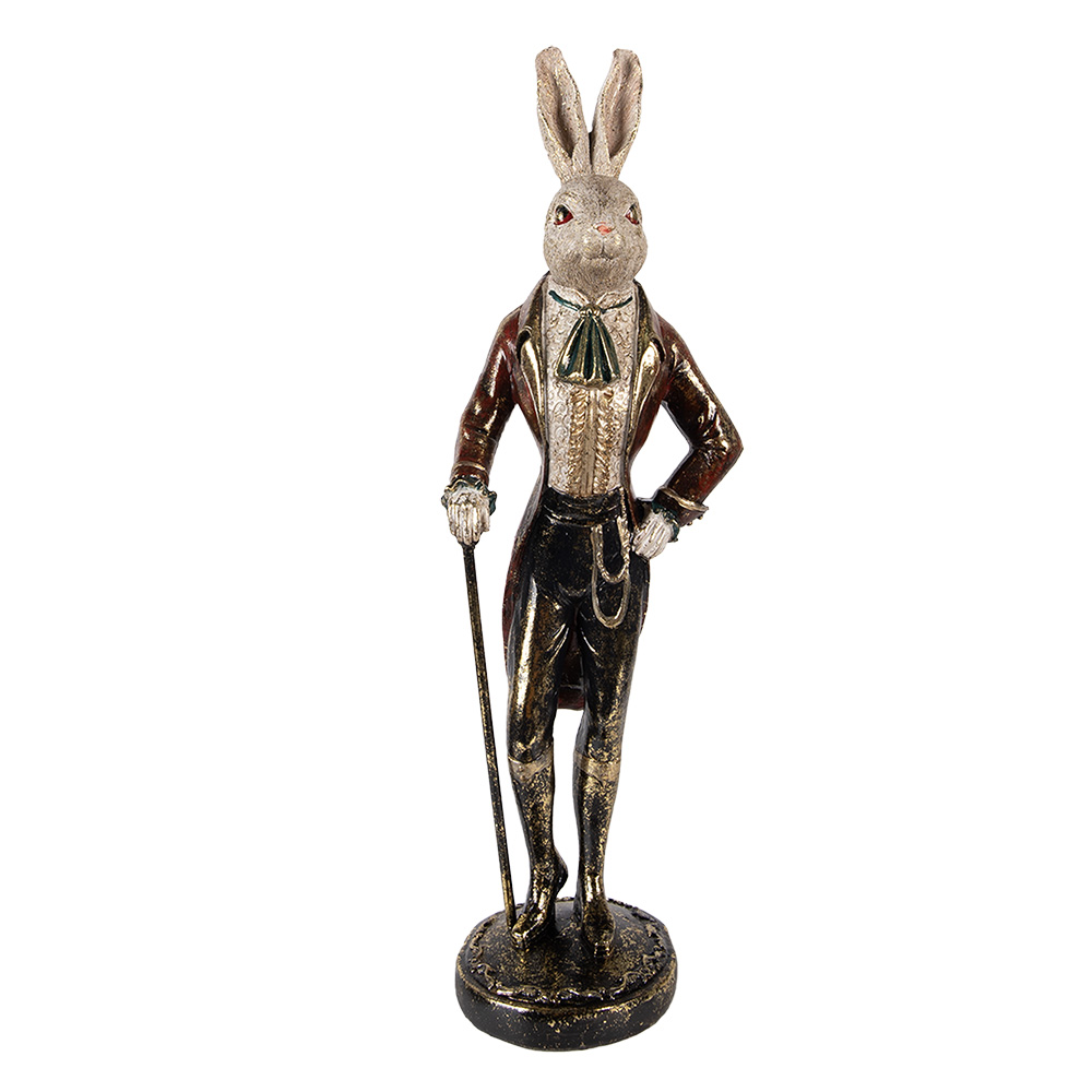 [5PR0159] Decoratie konijn 17x15x51 cm