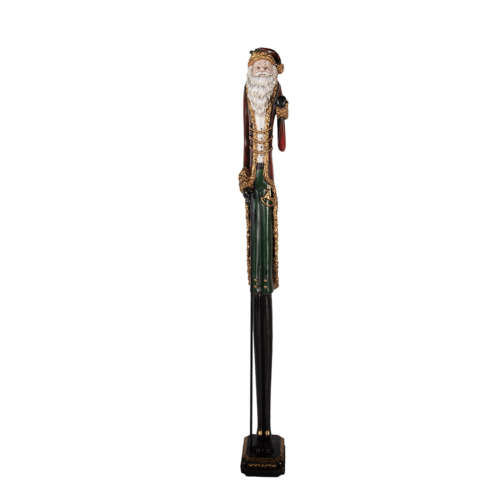 [5PR0167] Decoratie kerstman 10x12x80 cm