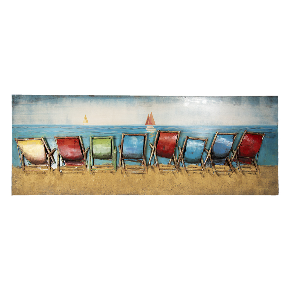 [5WA0158] Wanddeko Mehrfarbig 160x7x60 cm