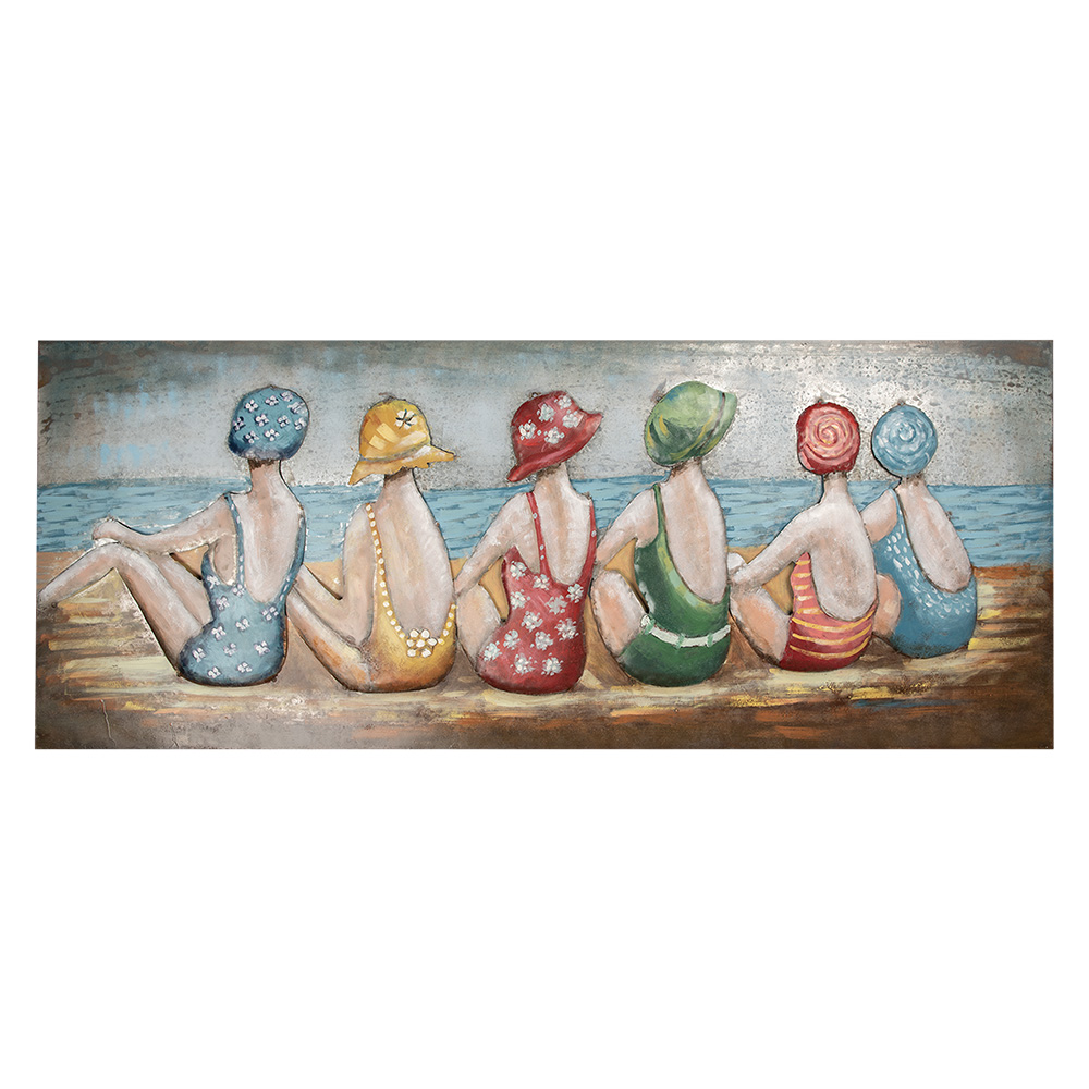 [5WA0203] Wanddecoratie dames 150x5x60 cm