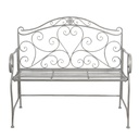 Banc de jardin Gris 103x51x94 cm