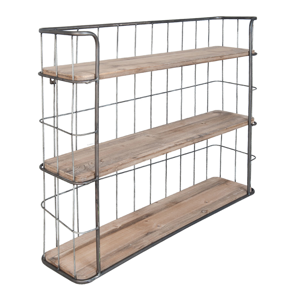 [5Y0286] Wandrek metaal 85x20x64 cm