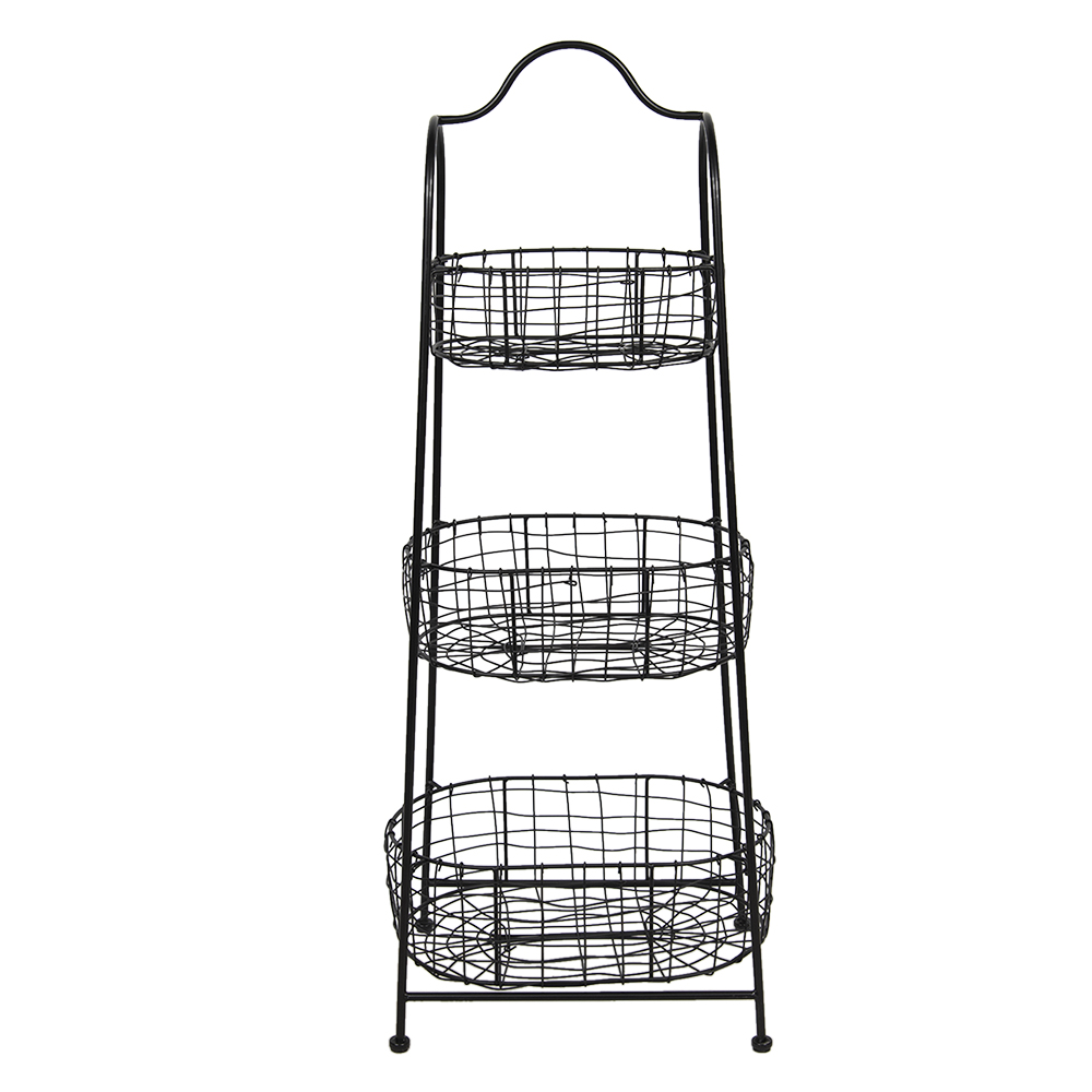 Rek met manden 42x30x108 cm