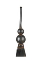 Decorazione Nero 19x19x89 cm