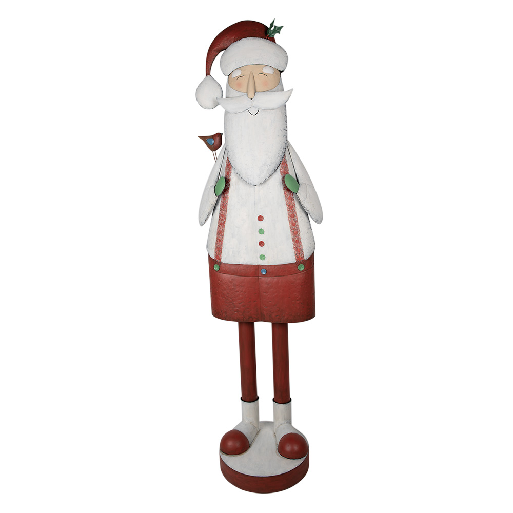 [5Y1177] Decoratie kerstman 70x30x206 cm