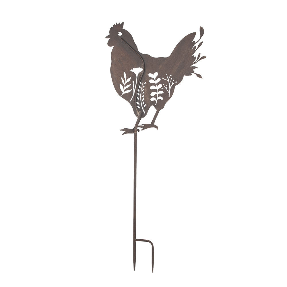 [5Y1277] Tuinprikker haan 47x2x124 cm