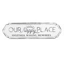Plaque texte 91x1x24 cm