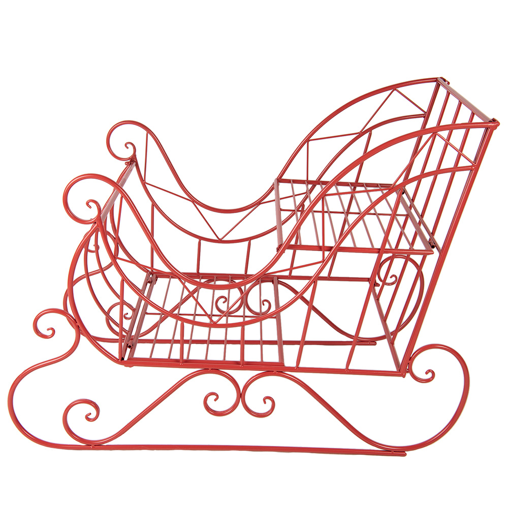 [5Y1285] Christmas Decoration Red 90x51x68 cm