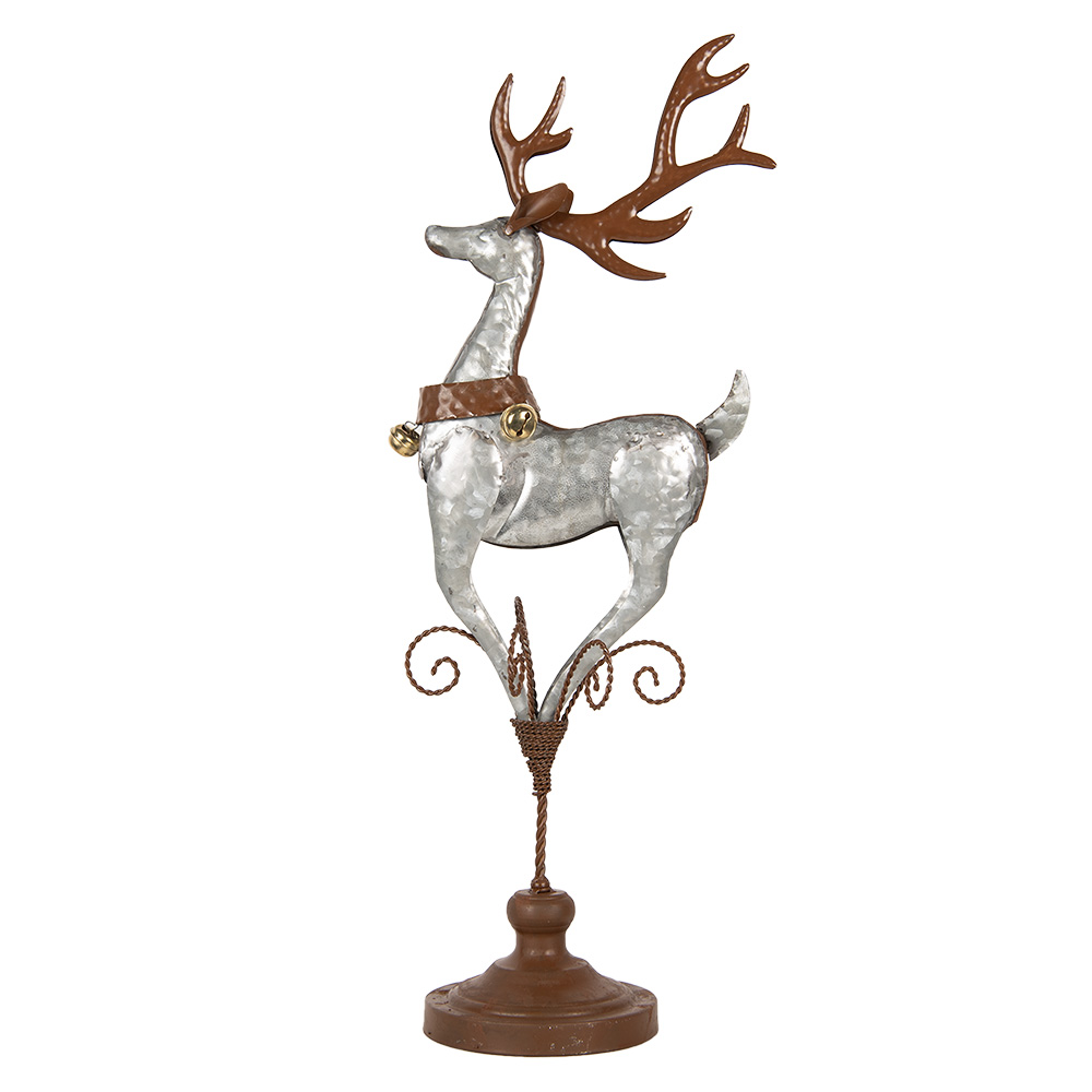 [5Y1297] Decoratie rendier 24x24x68 cm