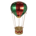 Decoration hot air Balloon Red Green Ø 97x160 cm
