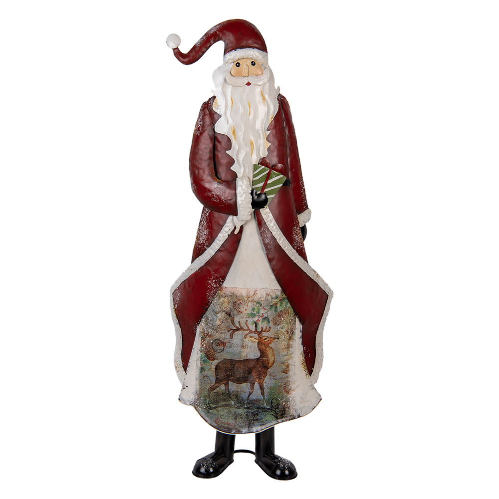 [5Y1317] Decoratie kerstman 33x16x85 cm