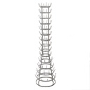 Mug Tree Grey Ø 41x148 cm