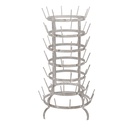 Albero di Tazze Grigio Ø 37x66 cm
