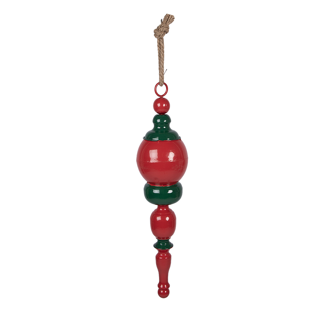 [5Y1402] Decoratie hanger kerst Ø 12x52 cm