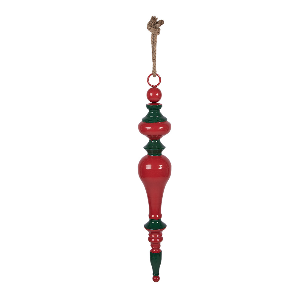 [5Y1404] Decoratie hanger kerst Ø 9x57 cm