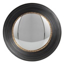 Wall Mirror Black Ø 34x6 cm