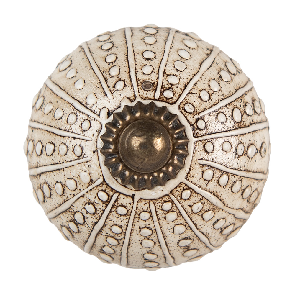 [64171] Pomello per Porta Marrone Beige Ø 4x4 cm / S3 cm