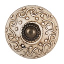 Pomello per Porta Marrone, Beige Ø 4x4 cm