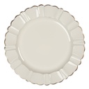 Presentation Plates Beige Ø 33x1 cm