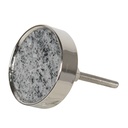 Pomello per Porta Grigio Ø 4x2 cm / S3 cm