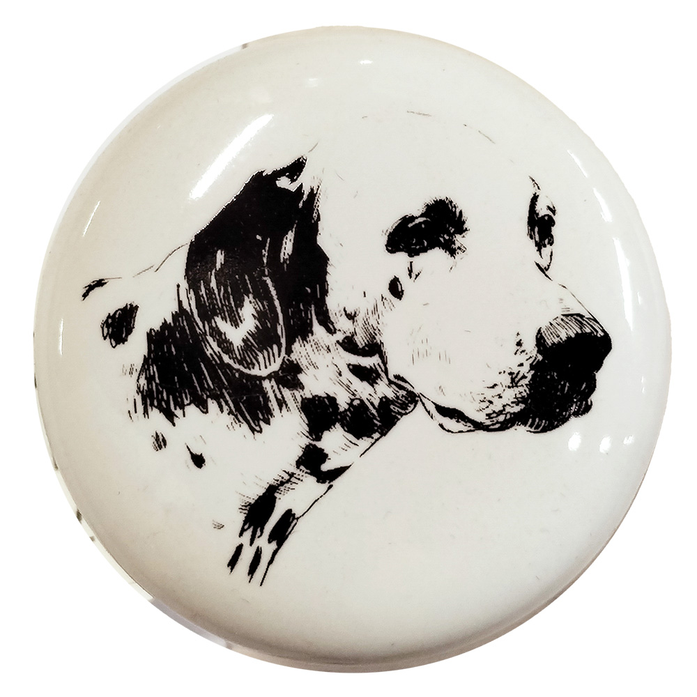 [64708] Deurknop hond Ø 4x2 cm / S3 cm