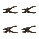 Set maniglia da 4 Marrone 6x3x3 cm / S3 cm